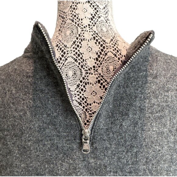 Marc by Marc Jacobs GreyDress Women’s Large gold Metallic flecks Liya Wool Shift - Picture 8 of 16